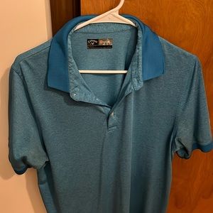 Men’s Golf Polo Blue Callaway Medium